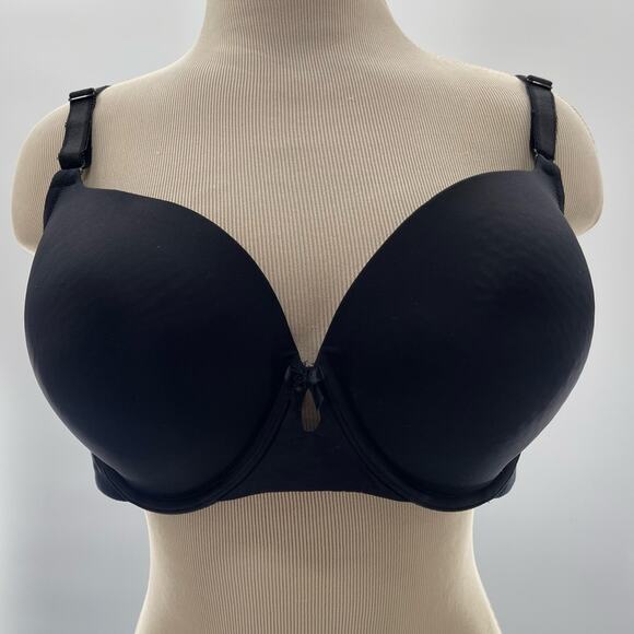 Torrid Curve Back Smoothing Everyday Black Underwire Bra Size 44B - Picture 2 of 11